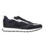 Mens Icelin Leather Trainers Navy Hugo-1