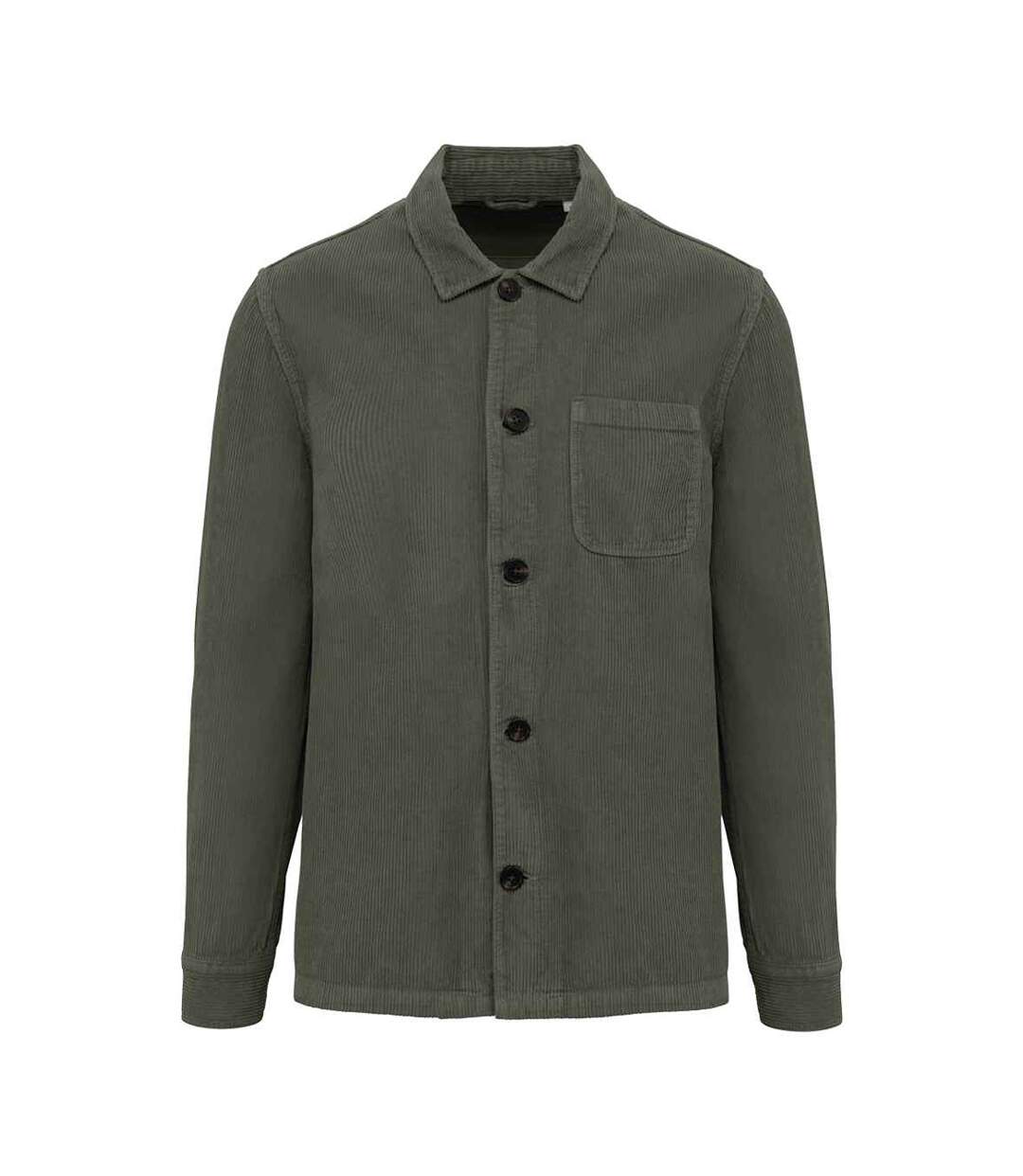 Mens corduroy washed jacket organic khaki Native Spirit-1