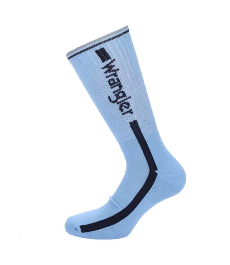 Chaussettes De Sport Adulte Bleu Noir Gris Wrangler