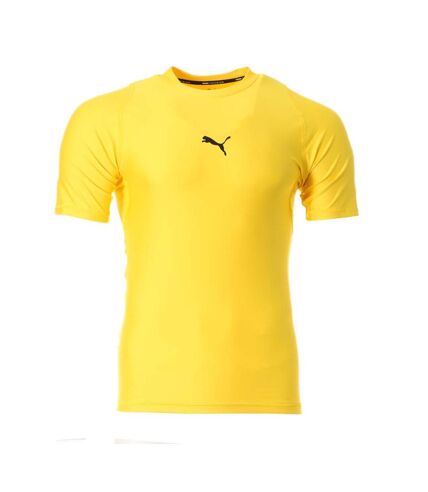 T-shirt Jaune Homme Puma Train Compres - L