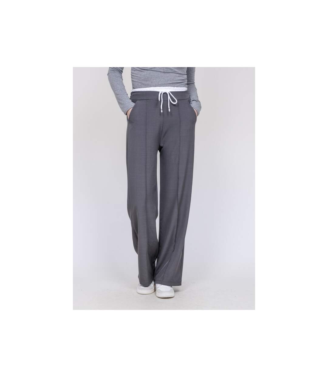 Pantalon double ceinture EGLENY - Dona X Lisa-1