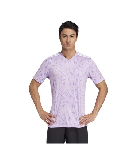 T-shirt Style Motif Géométrique Team Icon Homme Rose Adidas
