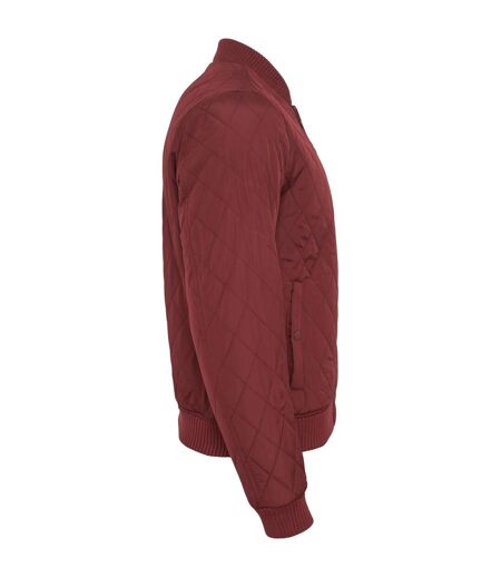 Doudoune Motif/style Losange Homme Bordeaux Urban Classics