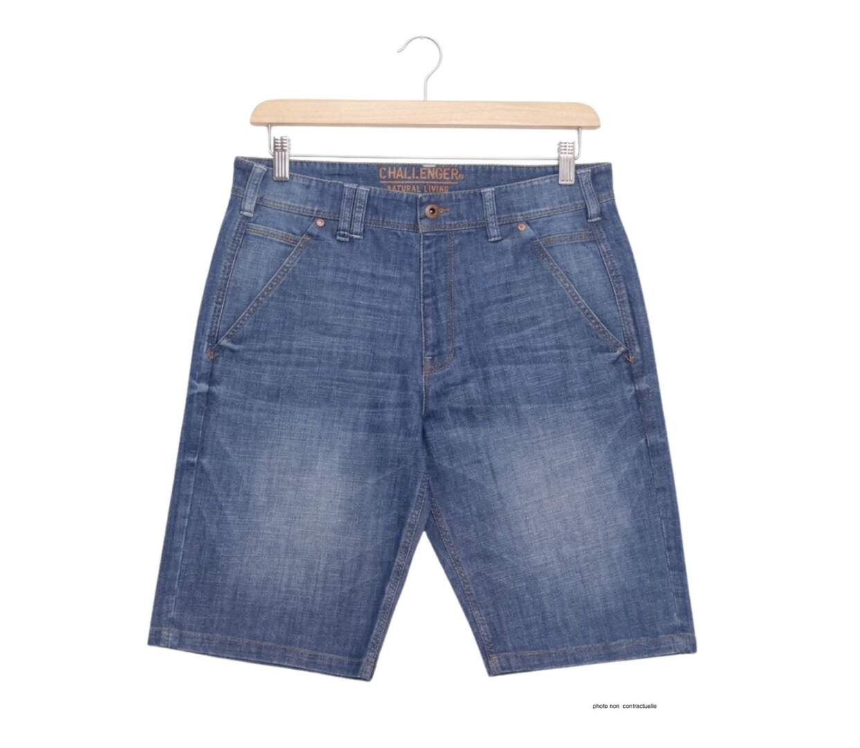 Bermuda en jean CHALLENGER IBIS2 : le short en denim stretch au confort inégalé-2