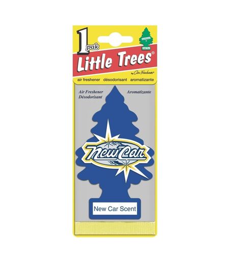 Little trees hanging car air freshener one size blue/white Saxon Automotive