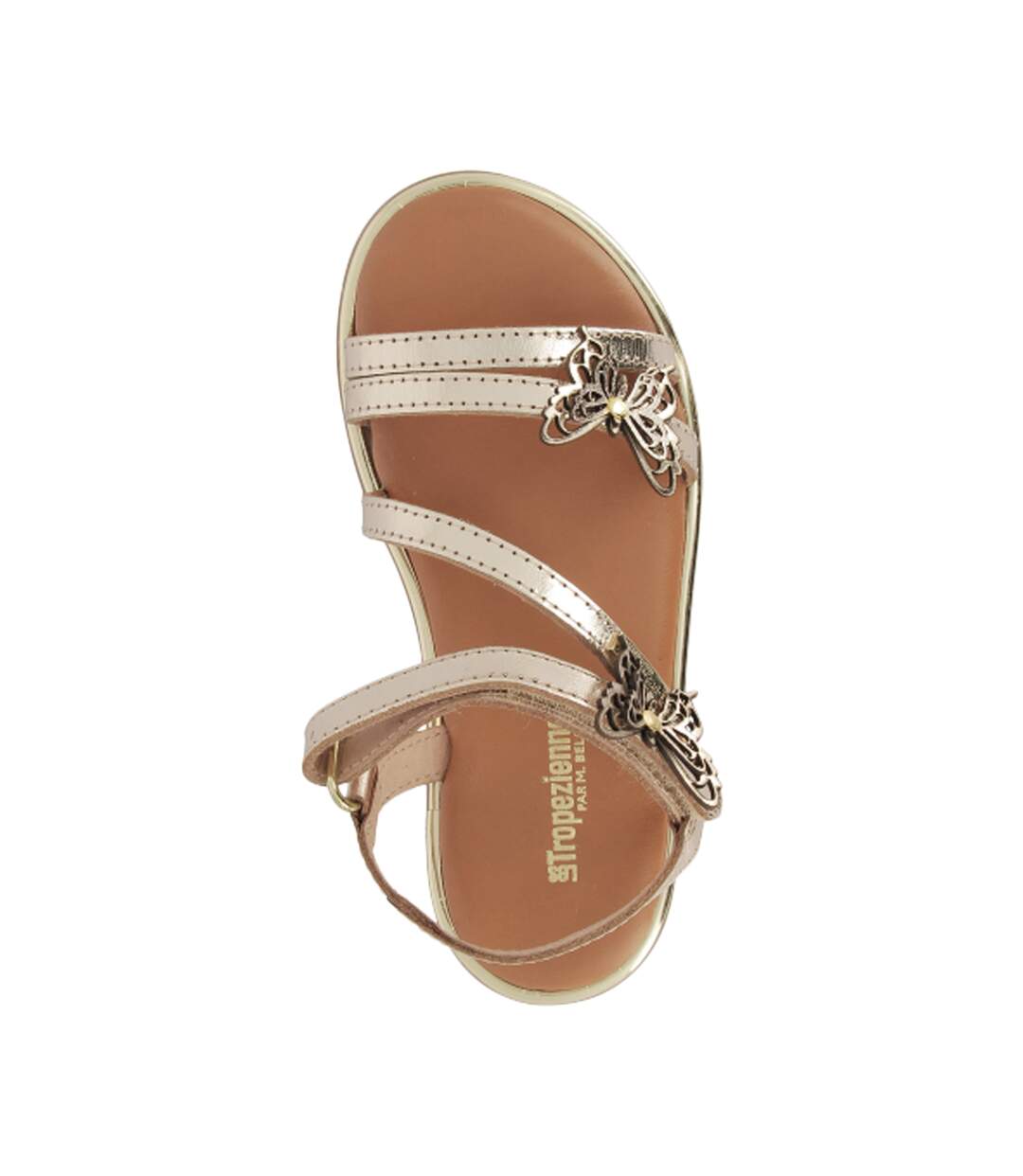 Sandale Plate Cuir Les Tropeziennes Papillon-4