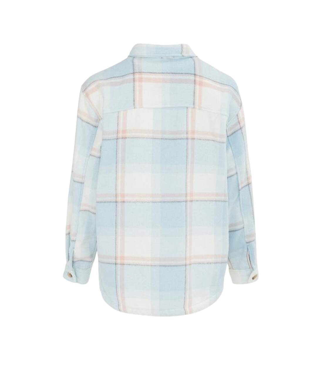 Chemise Motif/style Motif Écossais Femme Bleu Clair Miso-2