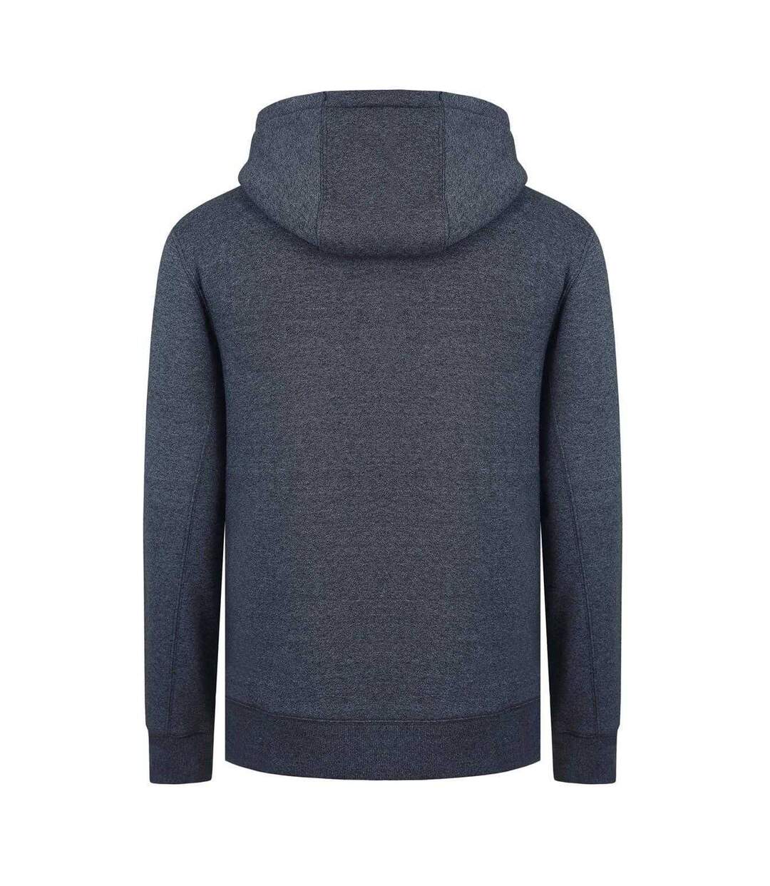 Mens Signature Cotton Full Zip Hoodie Dark Charcoal Marl SoulCal-2