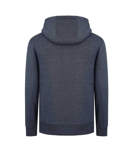 Mens Signature Cotton Full Zip Hoodie Dark Charcoal Marl SoulCal