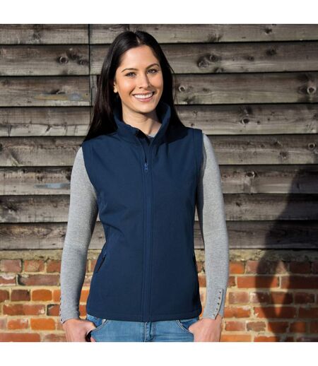 Core Womens/ladies Printable Softshell Bodywarmer Navy Result