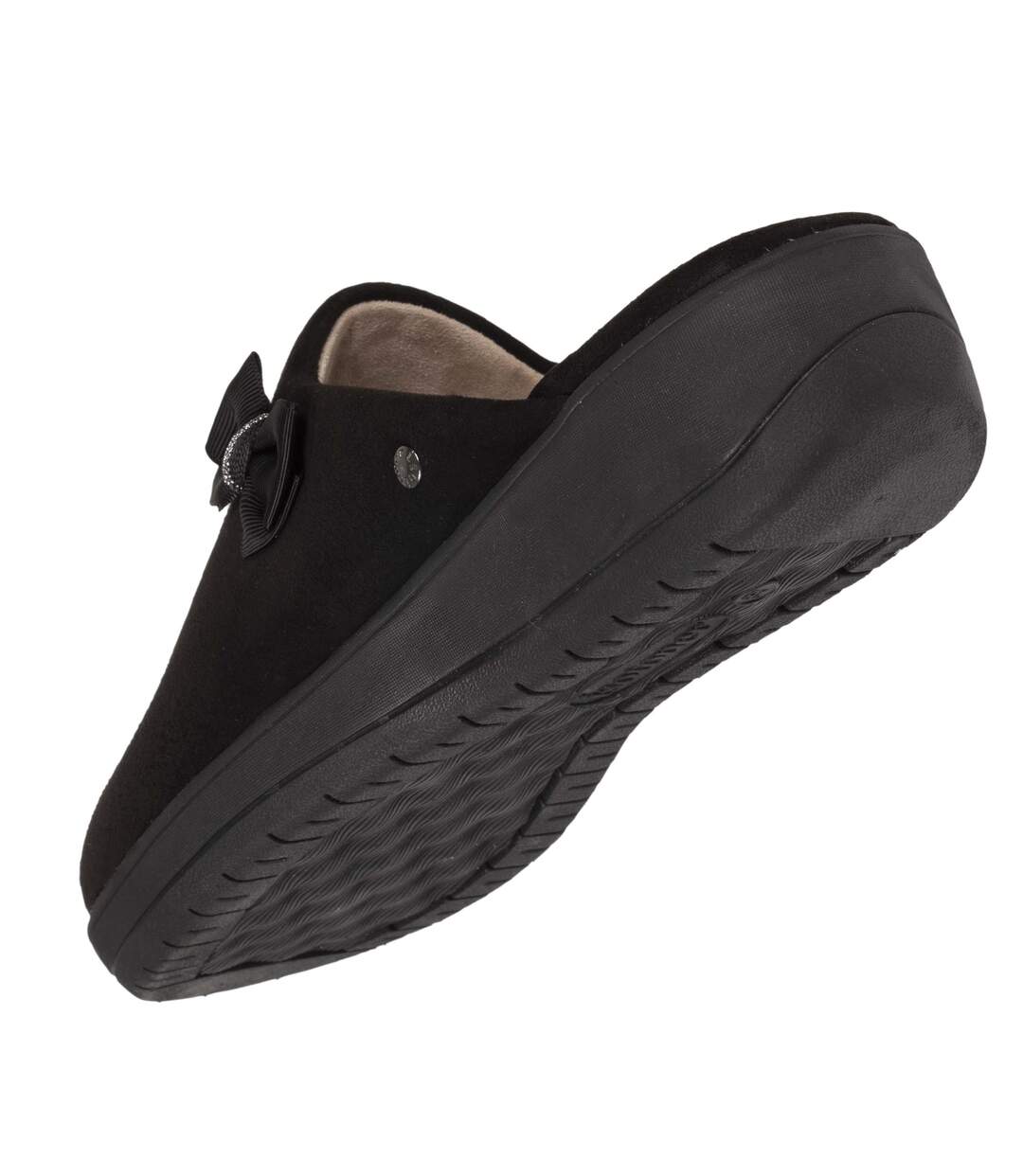 Isotoner Chaussons Mules femme petit talon de 4,5 cm-5