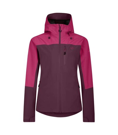 Veste imperméable mountain series femme figue / rose foncé Dare 2B