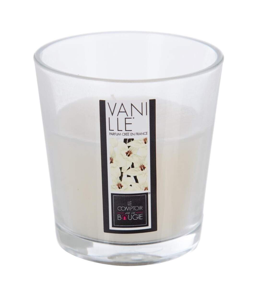 Bougie Parfumée en Verre Nina 90g Vanille-1