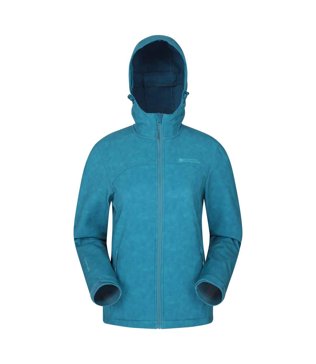 Veste softshell exodus femme bleu sarcelle Mountain Warehouse-1