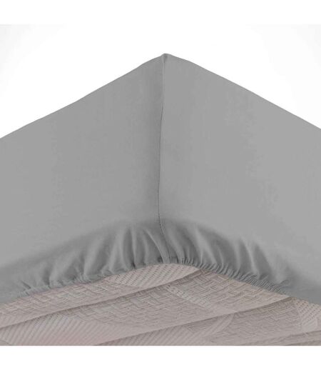 Drap Housse en Coton Biolina 90x190cm Gris