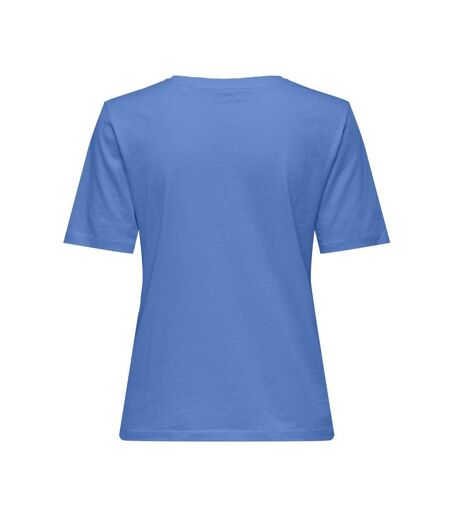 T-Shirt bleu femme only happy