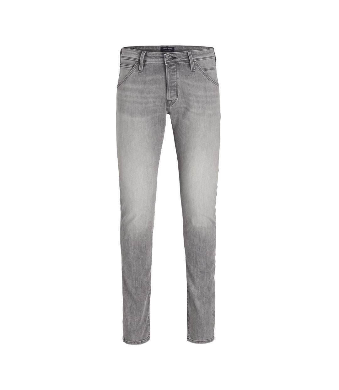 Jean slim gris homme jack & jones glenn 492-3