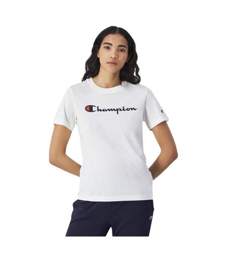 T-shirt Manches Courtes Femme Blanc Champion