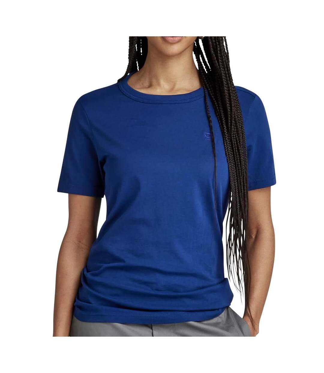 T-shirt Bleu Femme G-Star Raw Core - L