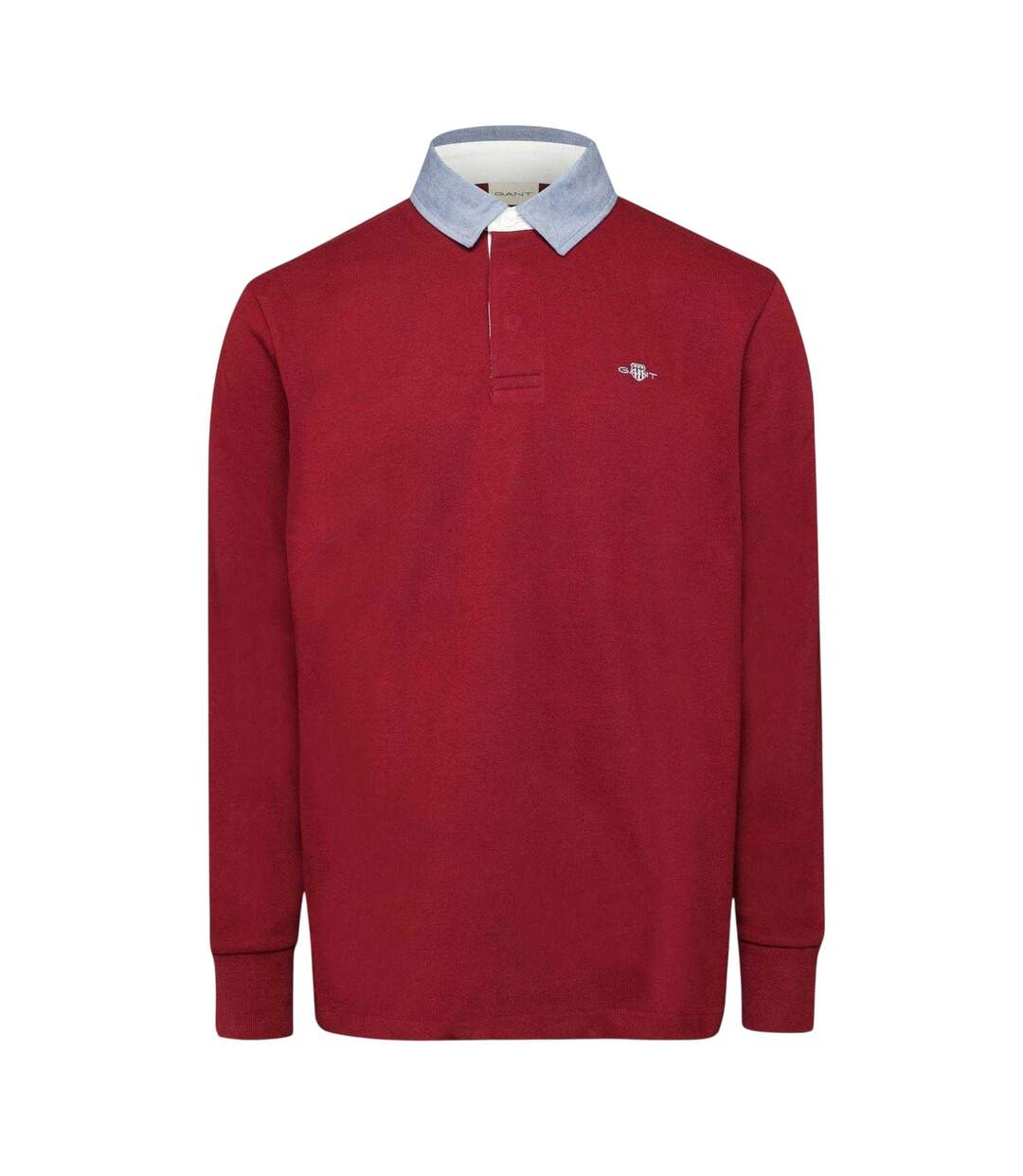 Polo Sweat Rugger Homme Rouge Gant-1
