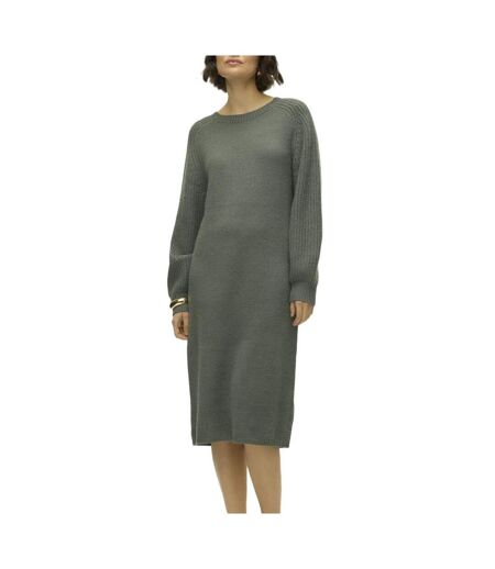 Robe pull verte femme vero moda enya