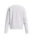 Womens/ladies Unstoppable Fleece Crew Neck Sweatshirt White Under Armour-2