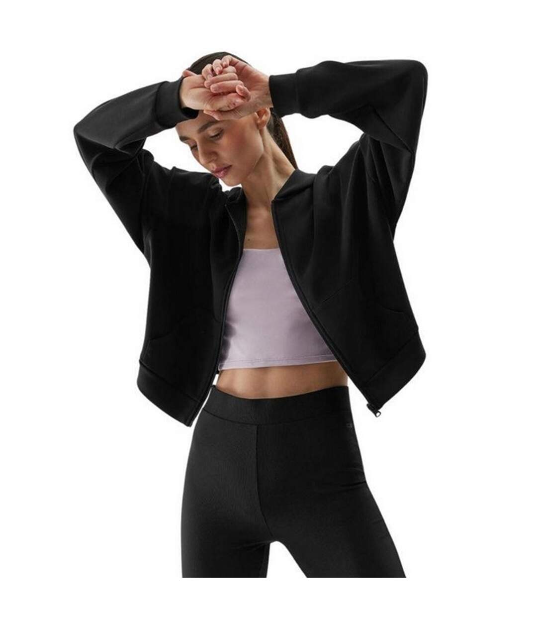 Veste À Capuche Wss24tswsf1002+ Femme Noir 4F-1