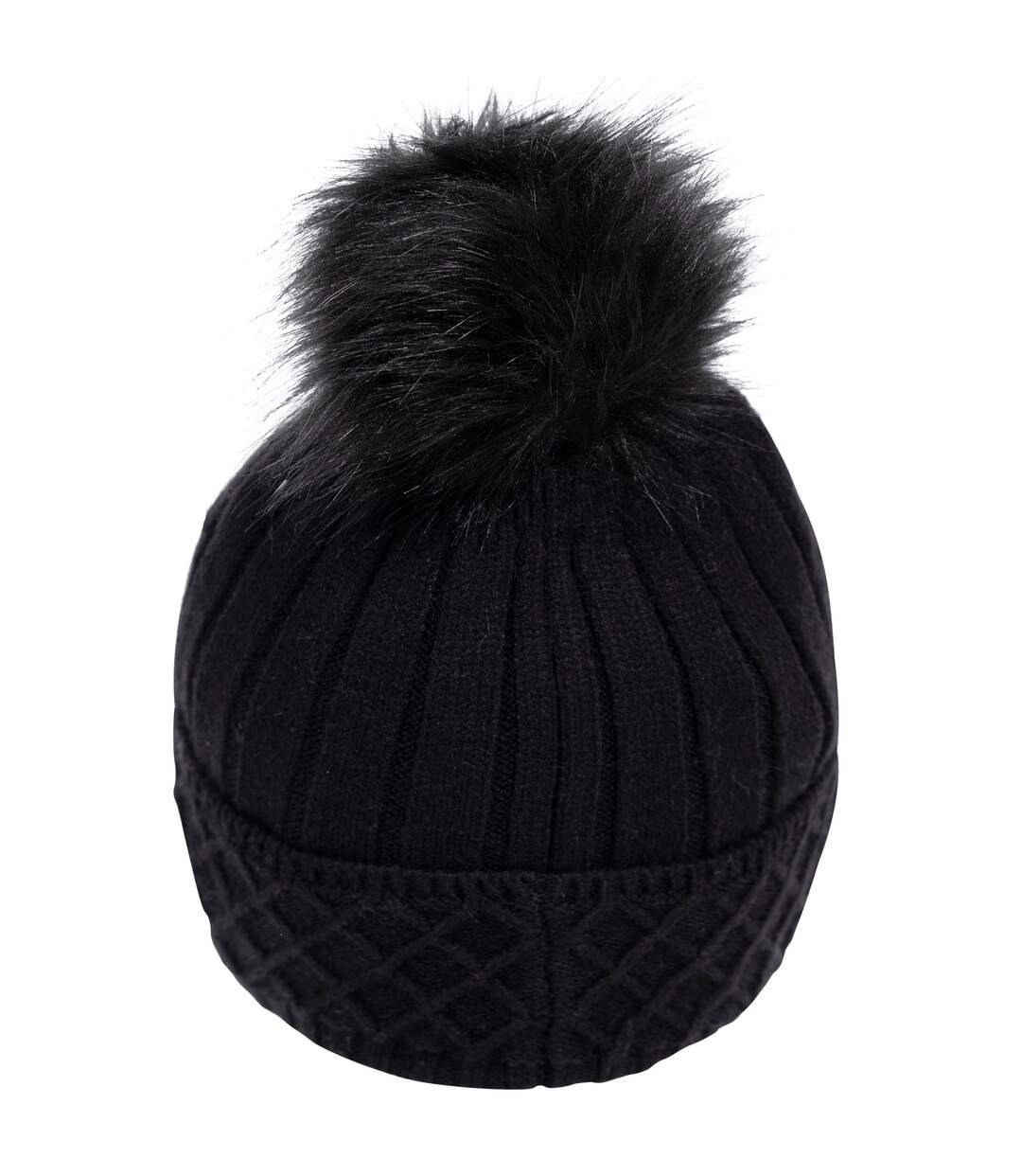Womens/ladies Sherbet Beanie Black Trespass-2