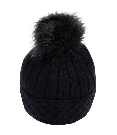 Womens/ladies Sherbet Beanie Black Trespass