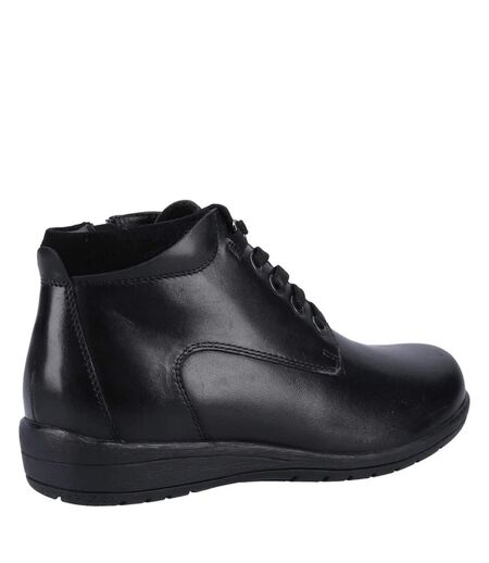Fleet & Foster Womens/Ladies Columbia Leather Ankle Boots (Black) - UTFS10098