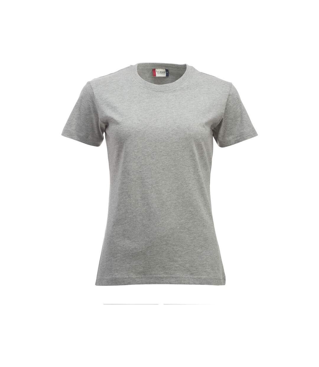 T-shirt new classic femme gris Clique