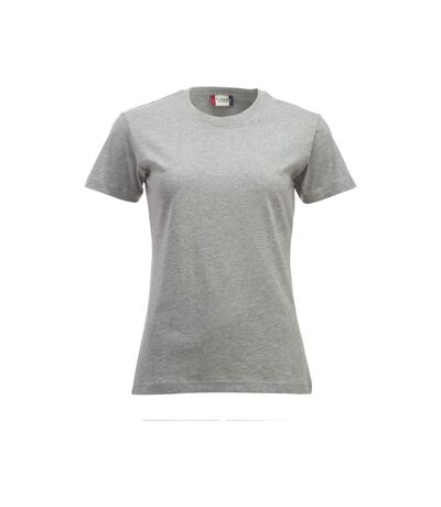 Clique Womens/Ladies New Classic Melange T-Shirt (Gray)