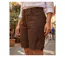 Short grandes tailles Femme AXONE MAGO2 : l'élégance naturelle du coton et lin à longueur réglable-1
