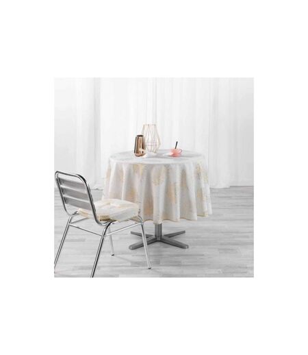 Nappe Antitache Ronde Sunny Gold 180cm Or