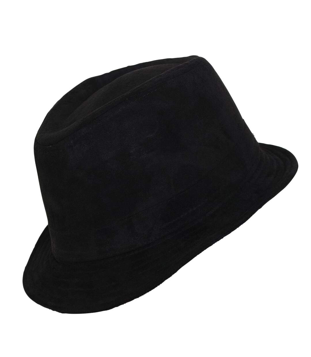 Chapeau trilby aspect daim