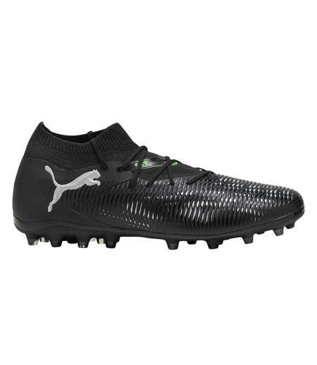 Mens Future 8 Match Flat Firm Ground Football Boots  Black Puma