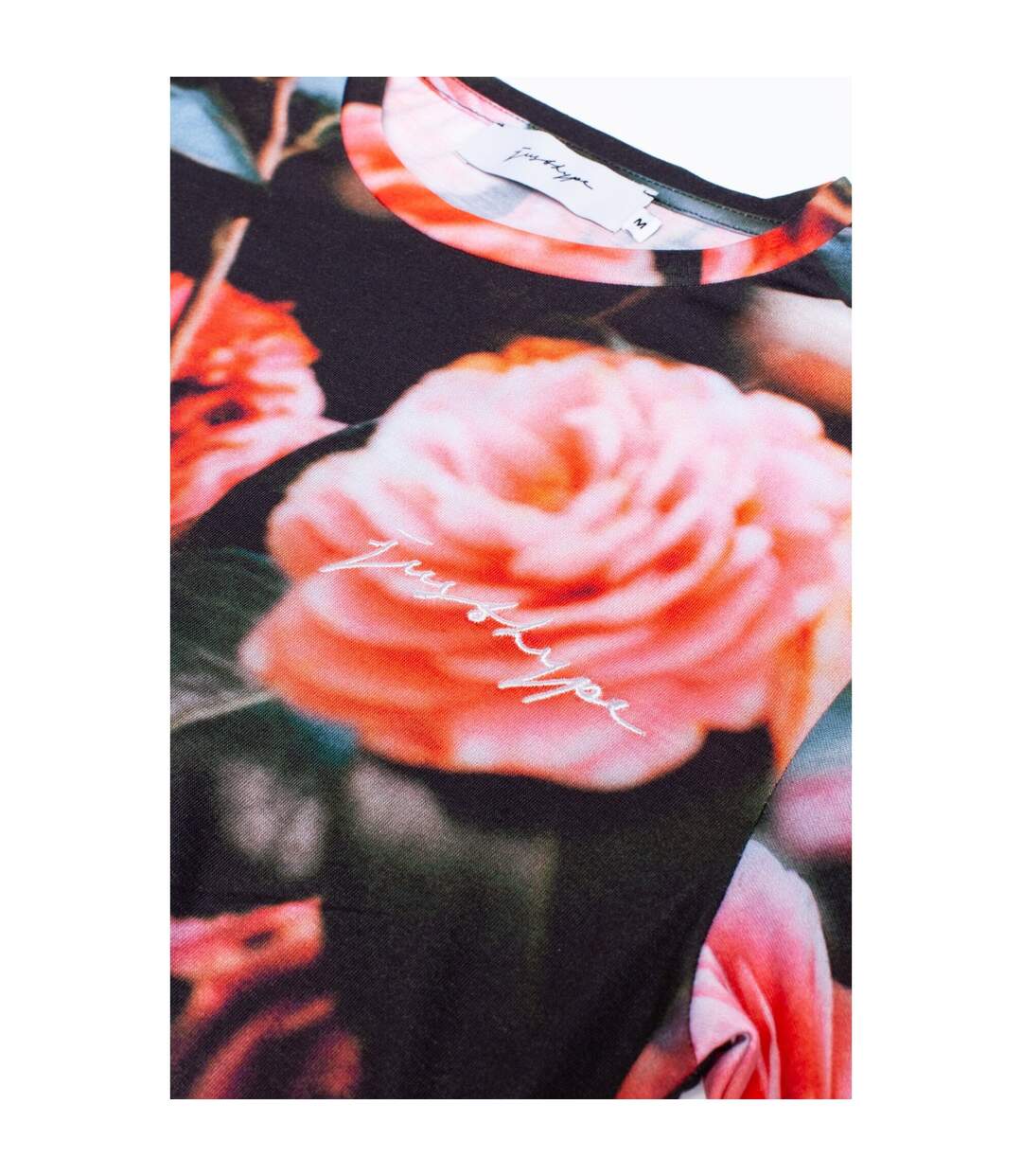 Hype T-shirt Rose pour hommes (Noir/Rose/Orange) - UTHY4686