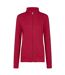 Veste De Survêtement Premium Femme Rouge HRM-1