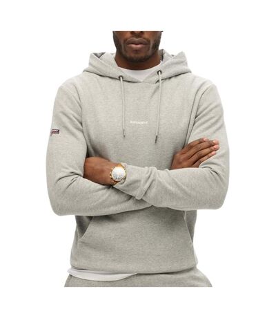 Sweat à capuche gris homme superdry plain hood - xxl