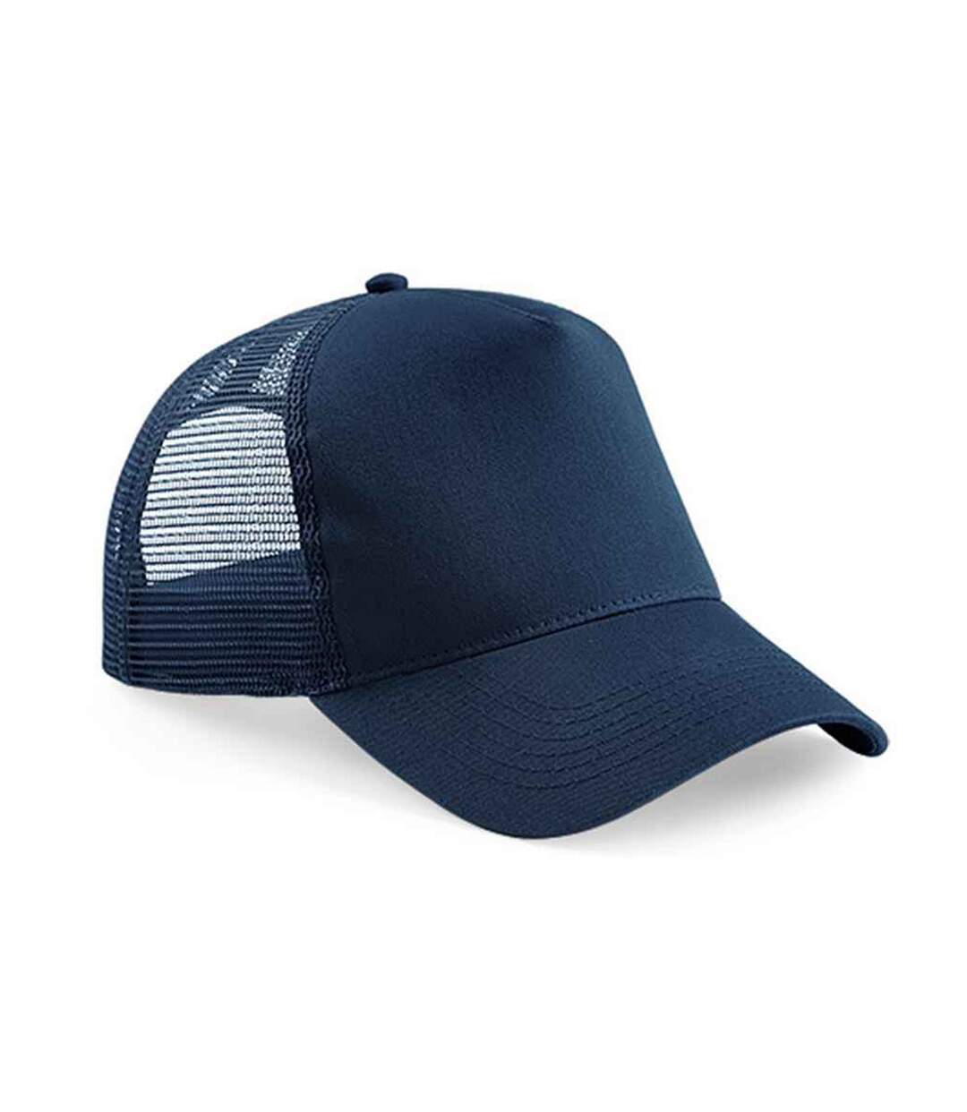 Casquette trucker adulte bleu marine français Beechfield-1