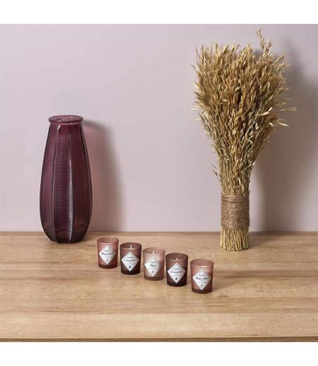 Lot de 5 Bougies Parfumées Coffret 5cm Nude