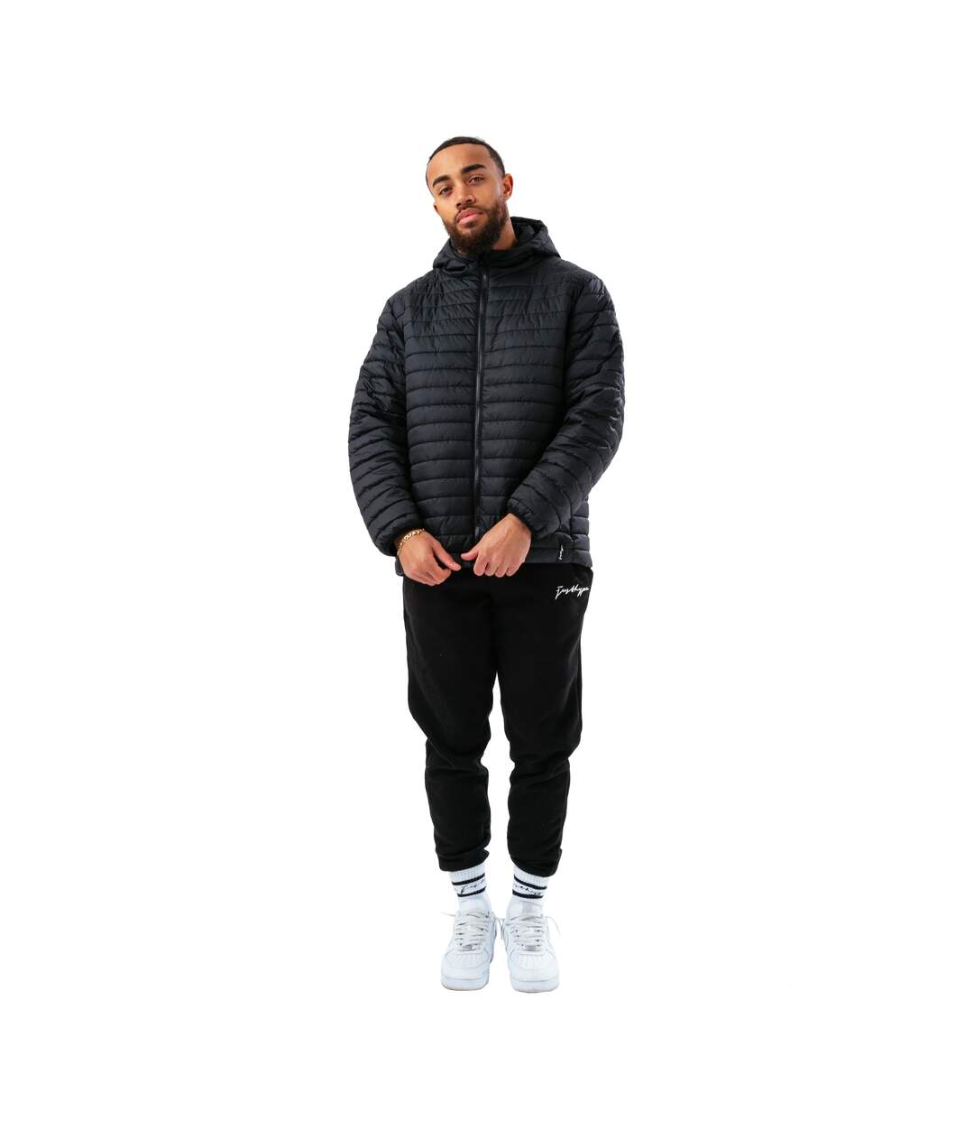 Hype Mens Puffer Jacket (Black)