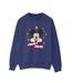 Disney Sweatshirt étoiles Mickey Mouse Femme/Ladies (Bleu marine) - UTBI28907-1