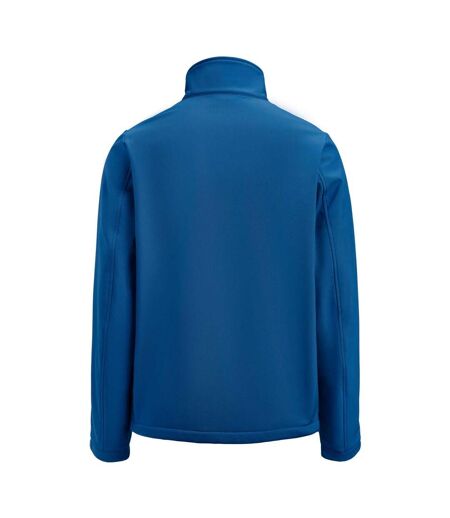 Mens Airwalk Soft Shell Jacket Bright Blue Printer RED