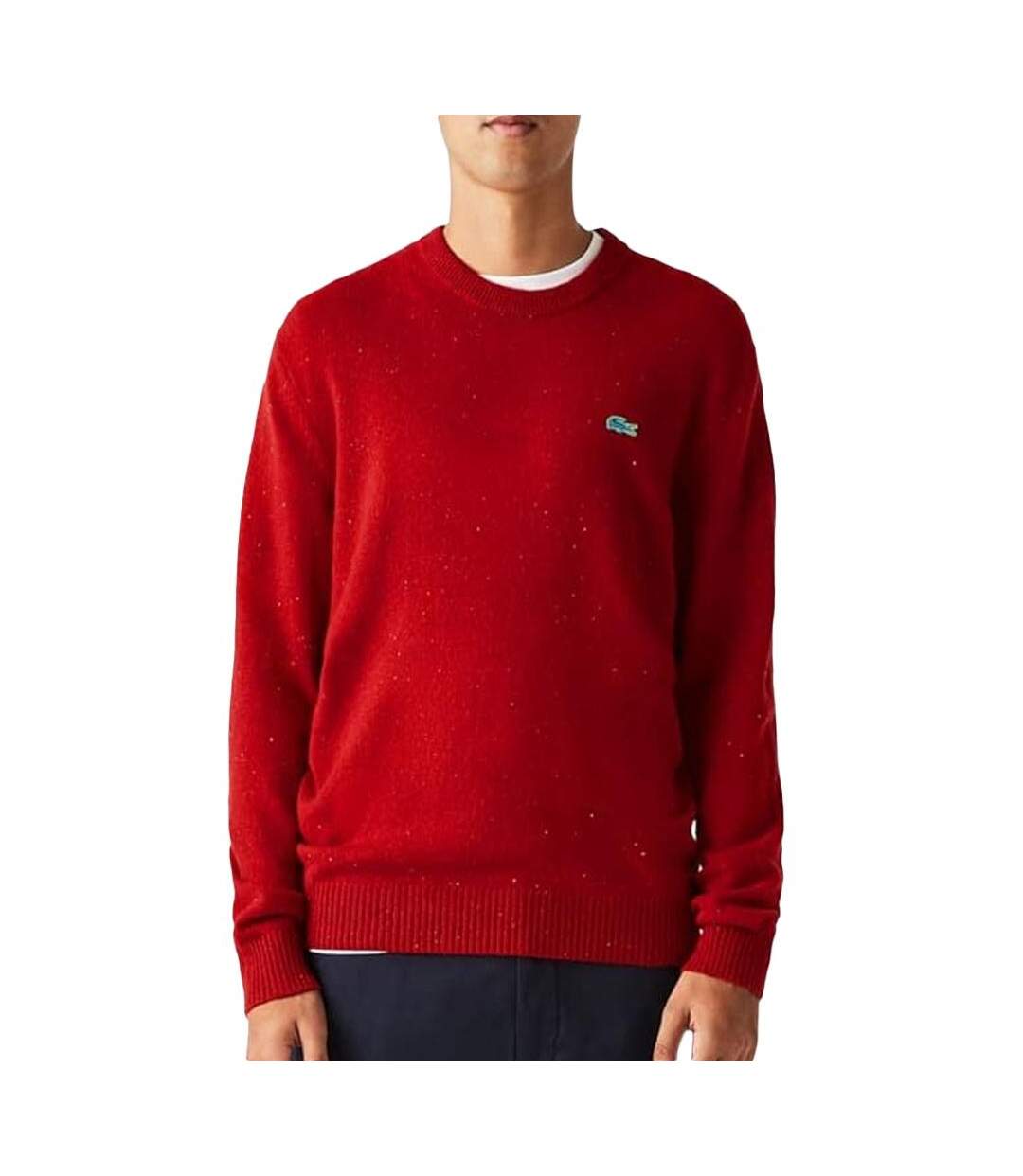 Pull Rouge Homme Lacoste Tricot AH2341 - XL-1