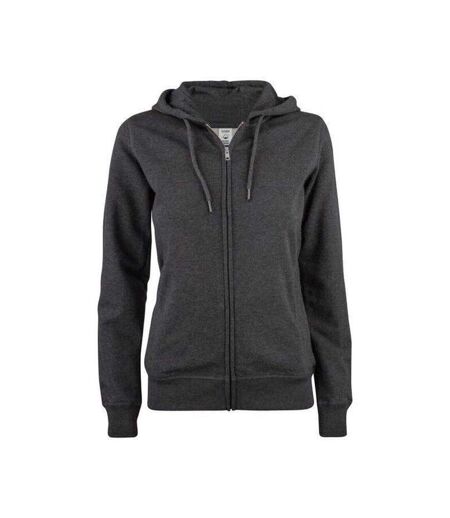Veste À Capuche Premium Femme Anthracite Clique