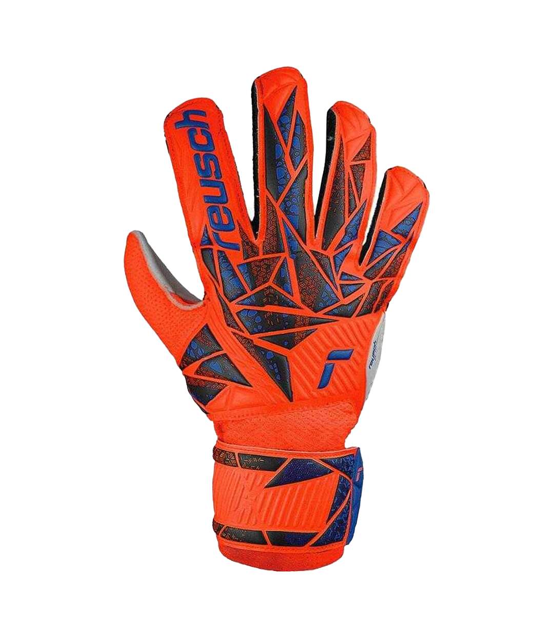 Childrens/kids Attrakt Infinity Goalkeeper Gloves Orange Reusch-1