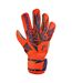Childrens/kids Attrakt Infinity Goalkeeper Gloves Orange Reusch-1