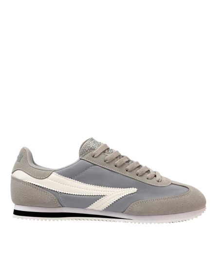 Unisex Adult Retro Nylon Trainers Grey Donnay