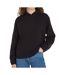 Sweat noir femme calvin klein embro elastic-1